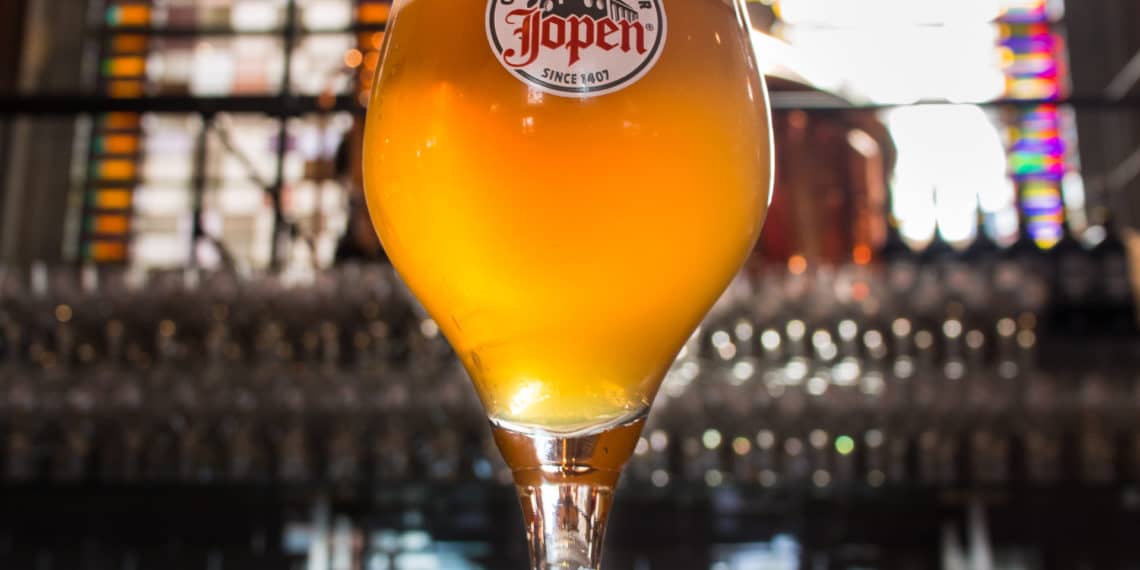 Nova-studenten lopen stage bij Jopenbier