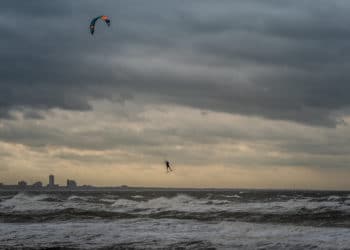 Ook tijdens storm Dennis is het verboden om de pier te betreden