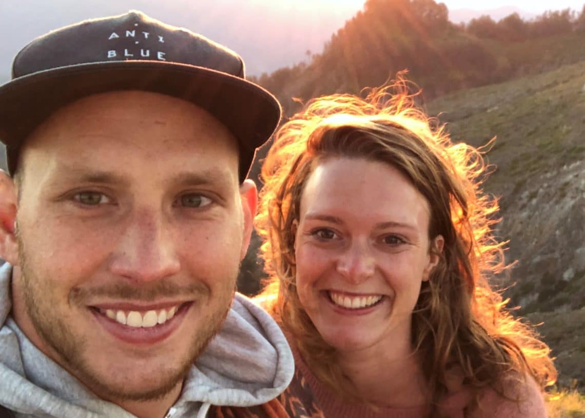 Foto van de Haarlemmers Job en Paula die in juni de bergen van Malawi zullen trotseren!