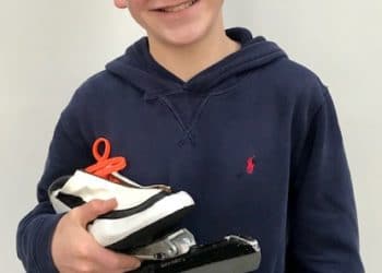 Boaz Cohen (13) schaatst voor de genezing van PXE