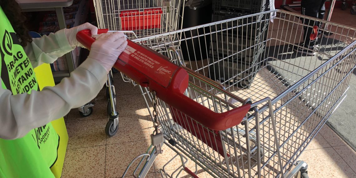 Supermarkt maatregelen goed uitgevoerd