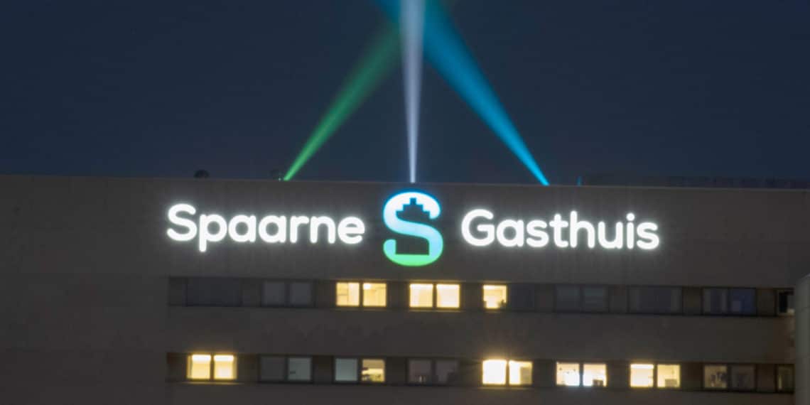 Hemels licht als eerbetoon bij het Spaarne Gasthuis