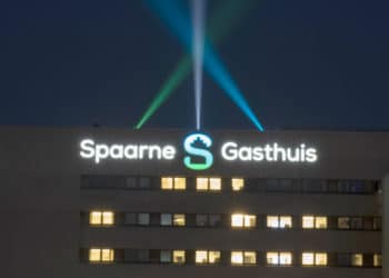 Hemels licht als eerbetoon bij het Spaarne Gasthuis