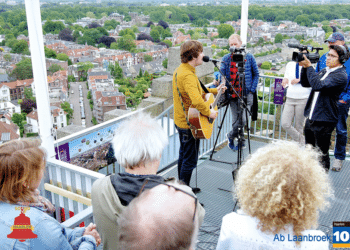 Sound of Haarlem vanaf Koepelkathedraal Haarlem