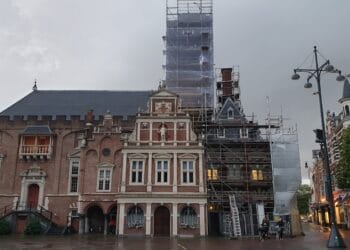 Stadhuis Haarlem in de steigers