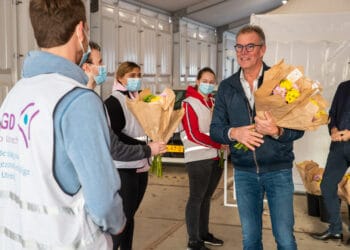 Chrysanten voor de GGD op Vrijdag de 13e