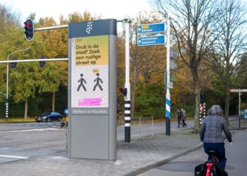 Digitale welkomstborden bij stadsentrees Haarlem