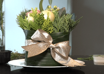 “Feestelijke sfeer in huis door zelfgemaakt kerststukje”