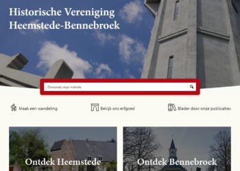 Historische Vereniging Heemstede Bennebroek heeft een nieuwe website