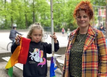 Weer een regenboogvlag vernield in Haarlem, Pippi (7): ”Ik ben best wel geschrokken”