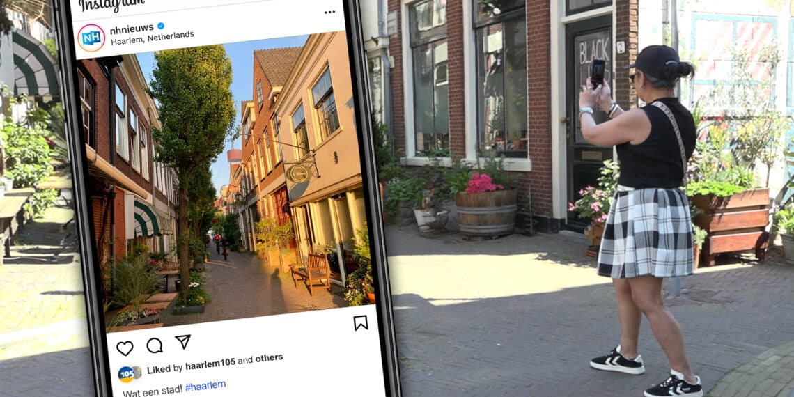 Zo werd dit straatje dé Instagram-spot van Haarlem