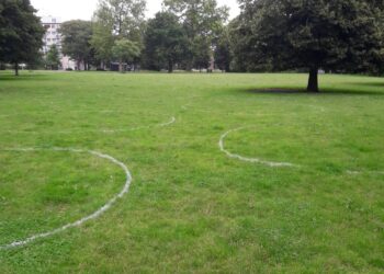 Corona-cirkels weer terug in Haarlemse parken