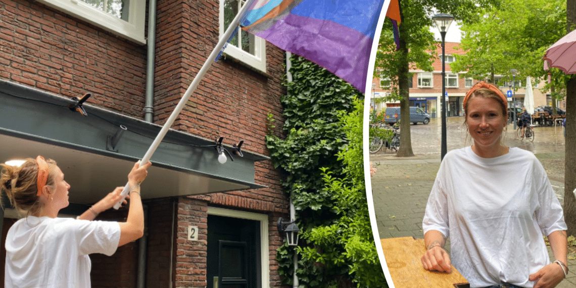 Regenboogvlag bruut van gevel getrokken: “Dit gedrag is onacceptabel”