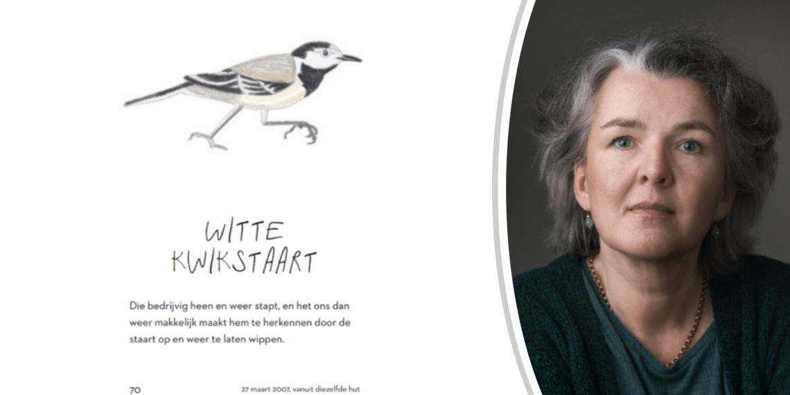 Van literatuur naar tureluur: schrijfster Nicolien Mizee schrijft vogelboek met eigen tekeningen