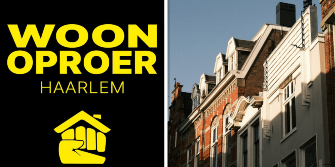 Manifestatie tegen Haarlems woonbeleid: “Wooncrisis is sinds WO2 niet zo groot”