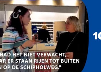 Masha Vos (algemeen directeur AH Vos): “Ik had het niet verwacht, maar er staan rijen tot buiten aan op de Schipholweg”