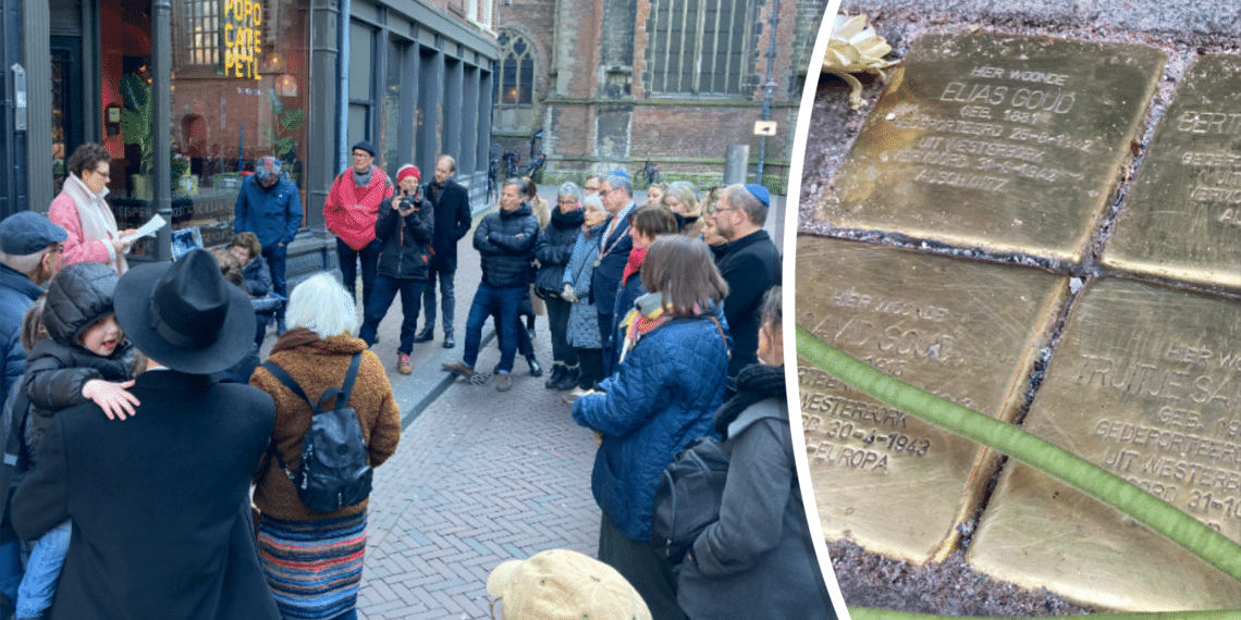 Over 10 jaar 733 struikelstenen voor vermoorde Joodse Haarlemmers: “Dan houdt het niet op in Auschwitz”
