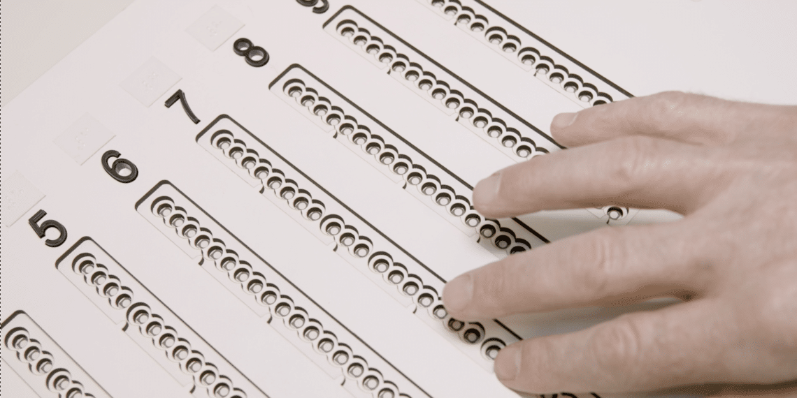 Stemmen met een visuele handicap: “Even een rondje inkleuren, no way”