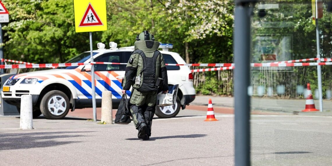 Belgiëlaan enige tijd afgesloten wegens verdacht pakketje, blijkt vals alarm