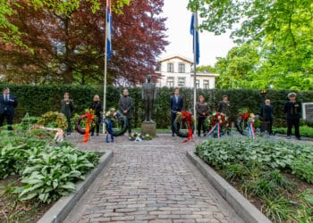 Fotoserie: Herdenking op de Dreef