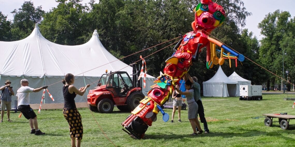 De 35e editie van het Houtfestival in volle glorie, aldus directeur Marleen Klooswijk