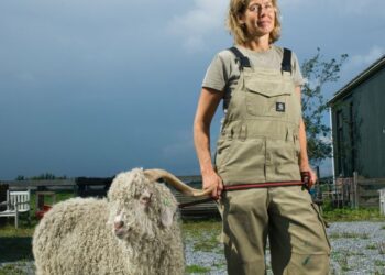 Boerin Reina maakt duurzame truien in de strijd tegen ‘fast fashion’