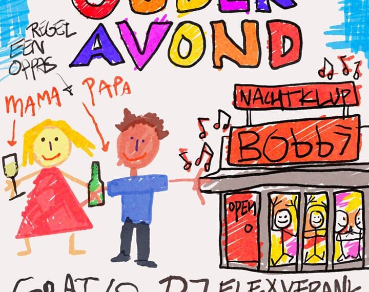 DJ Flexy Frank neemt oldskool cd’tjes mee voor Ouderavond in Bobbi Bar-Dancing Haarlem