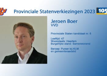 Provinciale Staten verkiezingen Noord Holland: Jeroen Boer, VVD