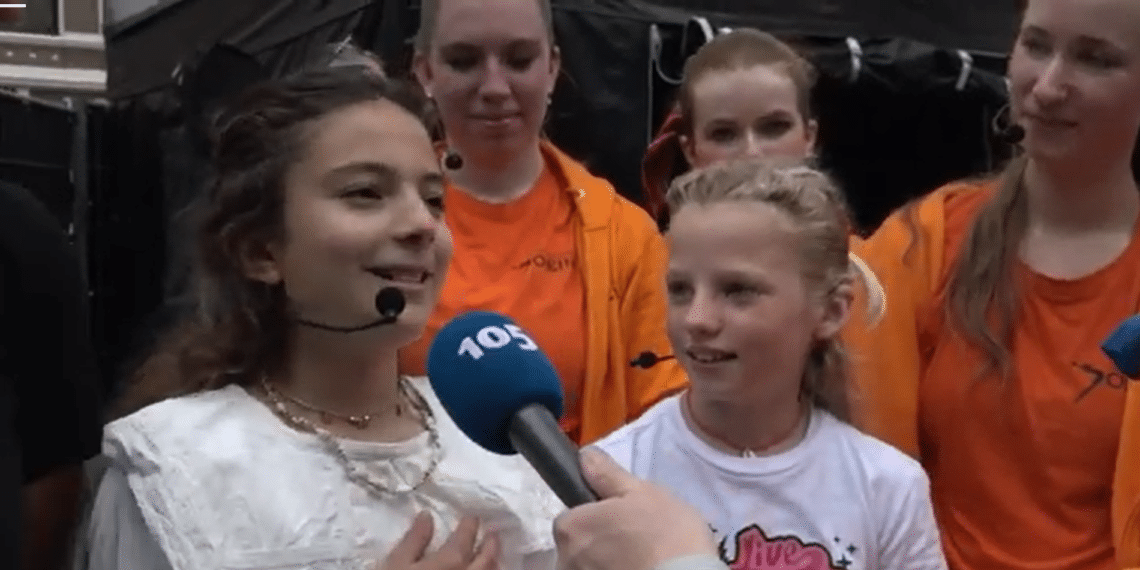 Volop zang en dans op het kinderpodium tijdens Bevrijdingspop