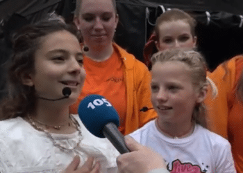 Volop zang en dans op het kinderpodium tijdens Bevrijdingspop