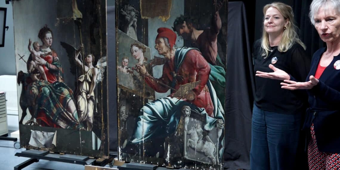 Topstuk Frans Hals Museum blijkt tijdens restauratie twee schilderijen