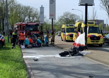 Motorrijder overleden na eenzijdig ongeval Waarderpolder