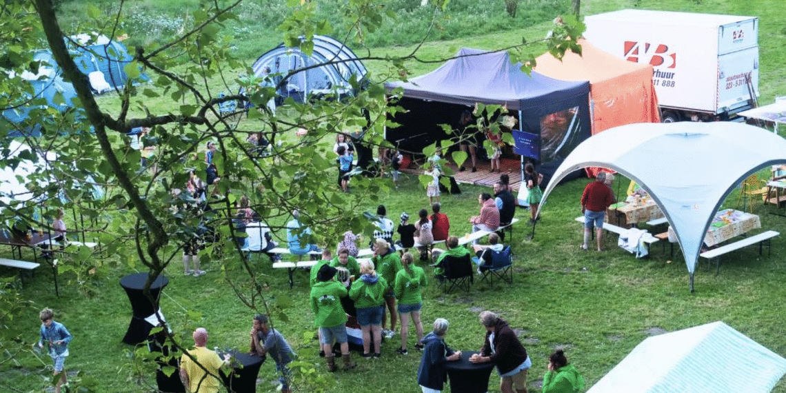 Molenplaspark Buurtcamping Haarlem kamperen