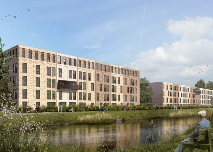 Hof van Jacob - impressie vanaf Amerikavaart