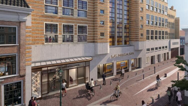 Het pand gezien vanaf de botermarkt