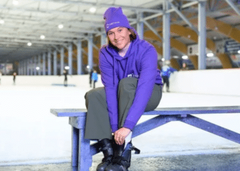 Marije Leurink schaatst tegen darmkanker: ‘Ik bevind me op glad ijs, maar met mij heel veel anderen’