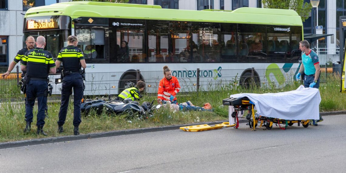 Motorrijder gewond bij ongeval op Europaweg in Haarlem
