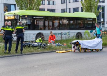 Motorrijder gewond bij ongeval op Europaweg in Haarlem