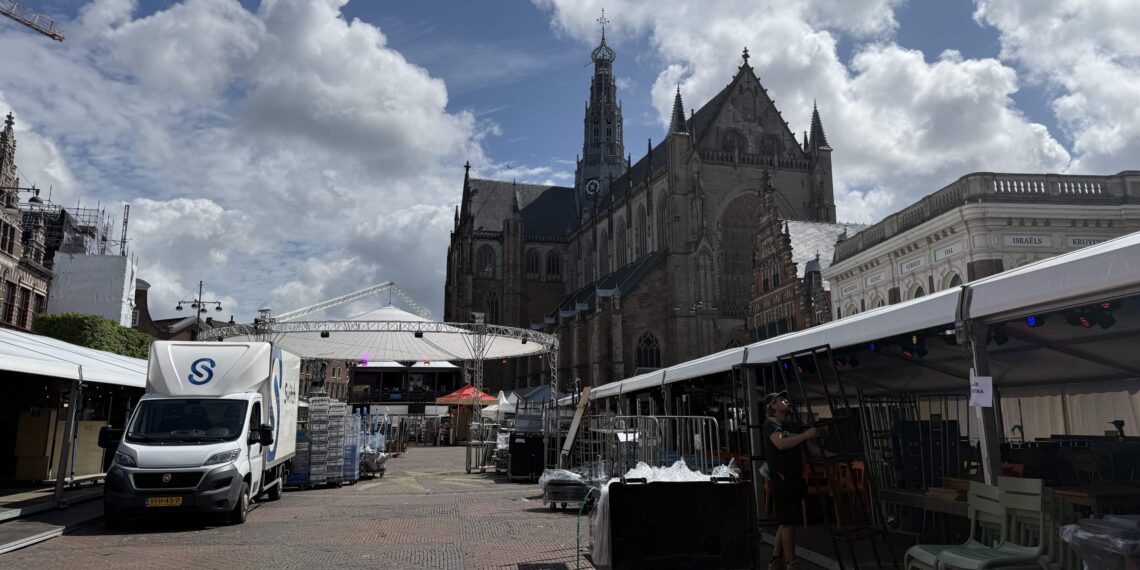 Opbouw Haarlem Culinair in volle gang: ‘Dit jaar meer beleving dan voorheen’