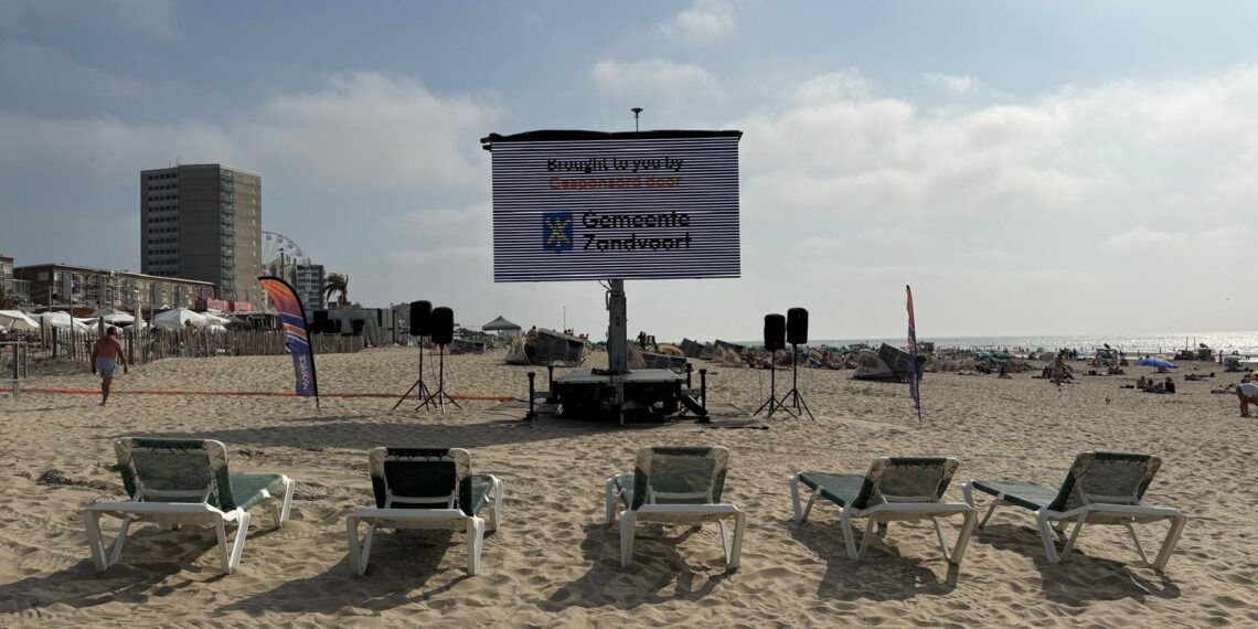 Films kijken met je voeten in het zand: ‘Vooral voor Zandvoorters, maar iedereen welkom’