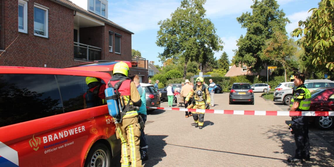 Brand in flatwoning Aerdenhout na lek in gasleiding, woningen ontruimd