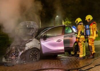 Auto zwaar beschadigd bij brand in Schalkwijk