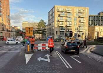 Europaweg deels dicht: geen verkeer van zuid naar noord